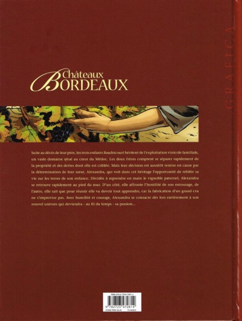 Verso de l'album Châteaux Bordeaux Tome 1 Le domaine