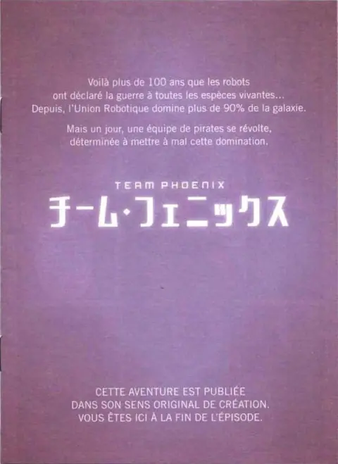 Verso de l'album Team Phoenix 3