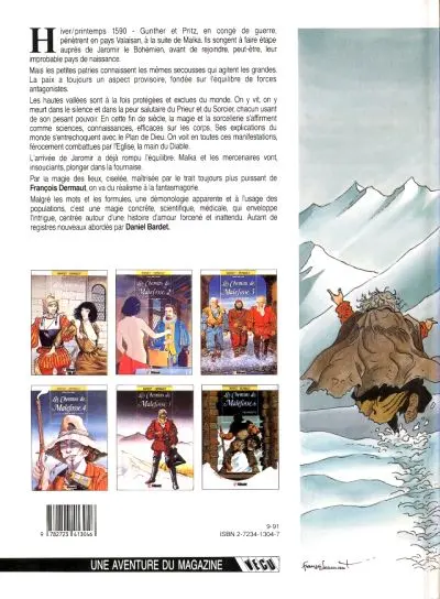 Verso de l'album Les Chemins de Malefosse Tome 6 Tschäggättä