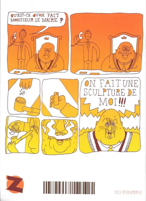 Verso de l'album Hors-cadre