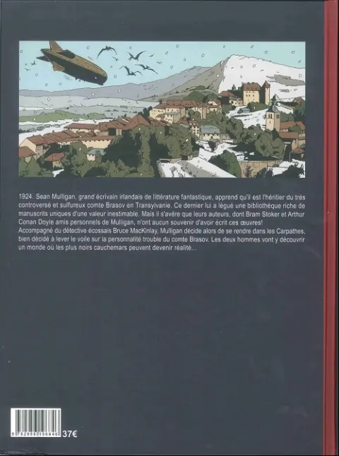 Verso de l'album Les Démons des Carpathes