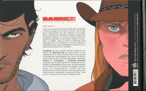 Verso de l'album Barrier