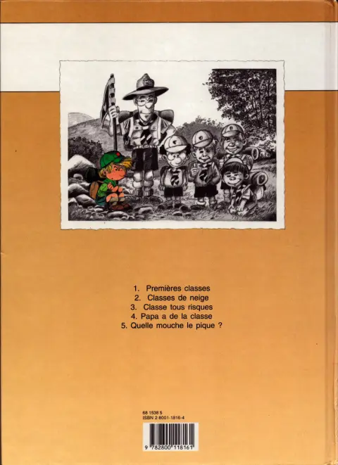 Verso de l'album Cédric Tome 4 Papa a de la classe