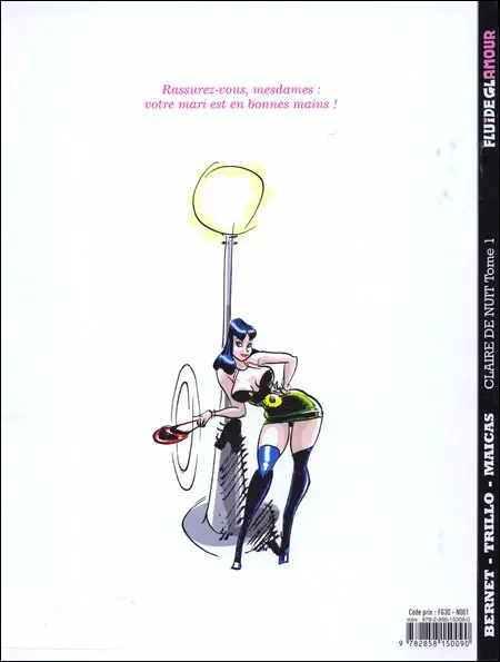 Verso de l'album Claire de Nuit Tome 6 Sourire gratuit