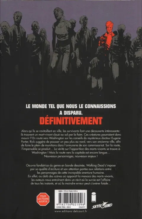 Verso de l'album Walking Dead Tome 10 Vers quel avenir ?