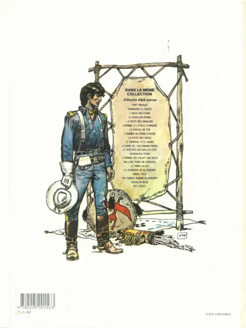 Verso de l'album Blueberry Tome 18 Nez cassé