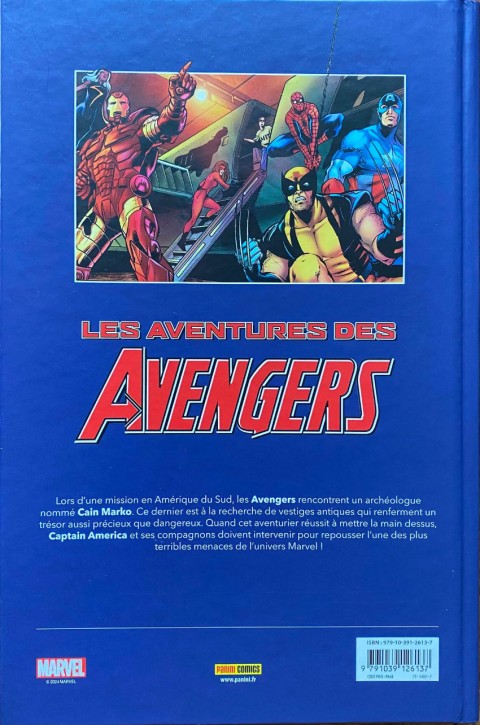 Verso de l'album Les aventures des Avengers 2 Un vrai fléau !