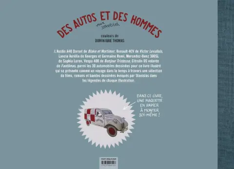 Verso de l'album Des Autos et des Hommes