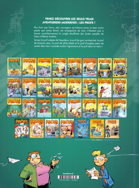 Verso de l'album Les Profs Tome 21 Rentrée des clashs