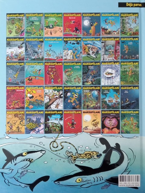 Verso de l'album Marsupilami Tome 11 Houba Banana