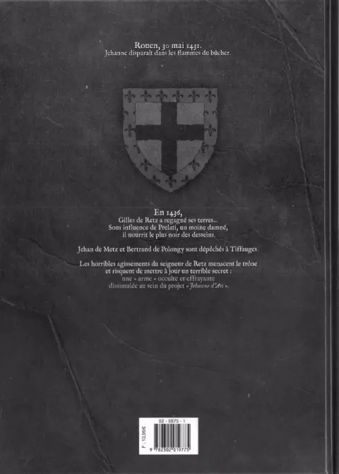 Verso de l'album Les Démons d'Armoises Tome 1 Prelati