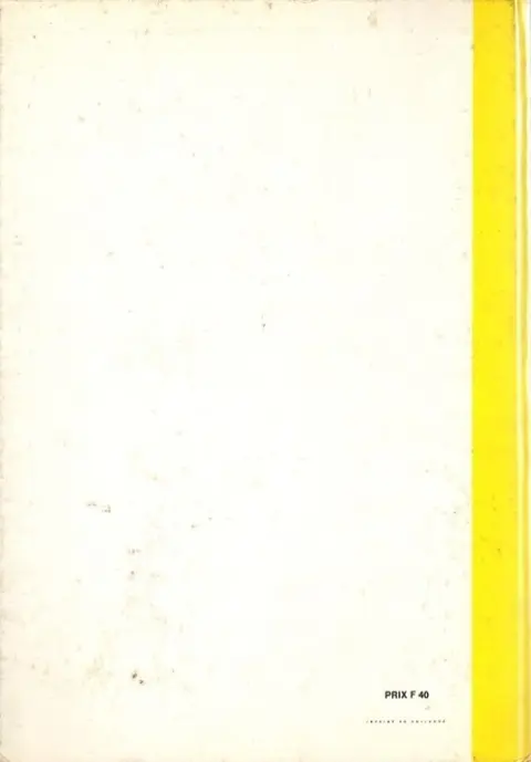 Verso de l'album Les Aventures de Dinkie Tome 1