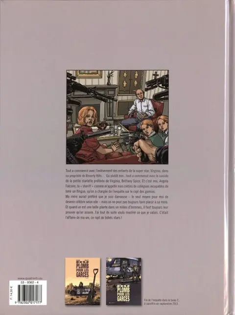 Verso de l'album Du plomb pour les garces Tome 1 1re partie