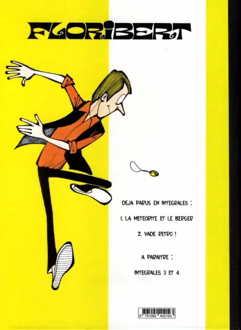Verso de l'album Floribert Tome 1 La météorite et le berger