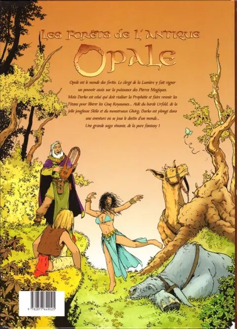 Verso de l'album Les Forêts d'Opale Tome 1 Le bracelet de Cohars