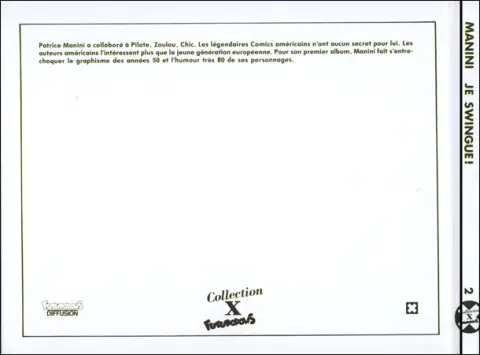Verso de l'album Je swingue !