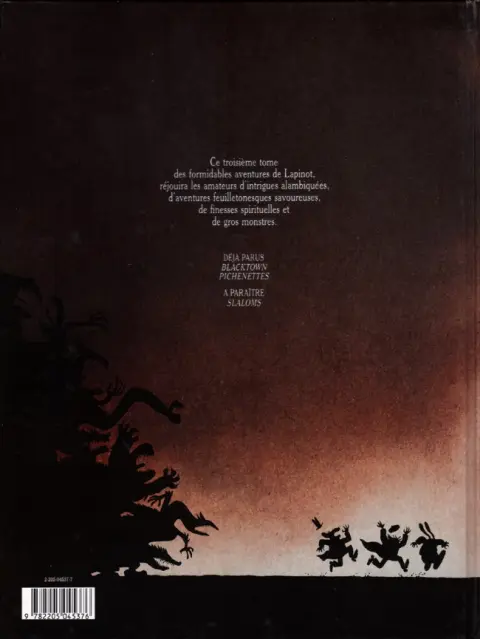 Verso de l'album Les formidables aventures de Lapinot Tome 3 Walter