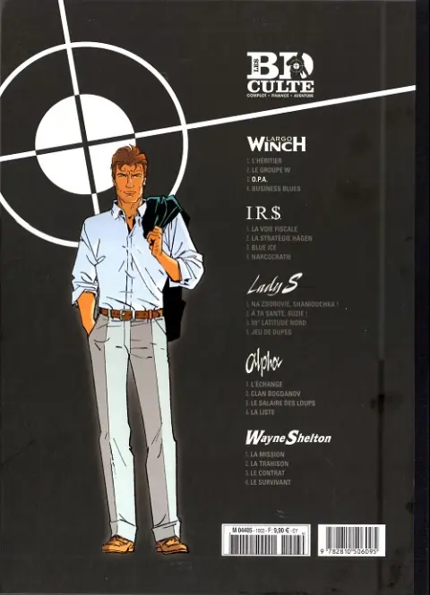 Verso de l'album Largo Winch Tome 3 O.P.A.