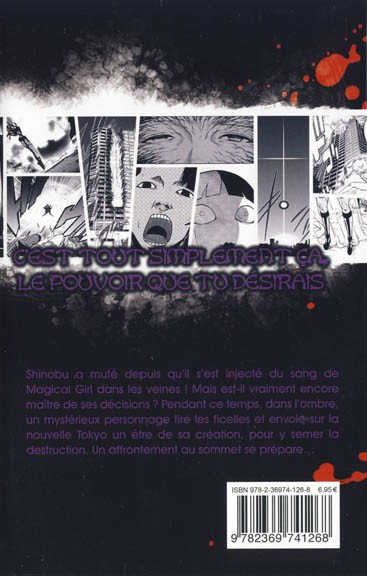 Verso de l'album Magical Girl of the End 10