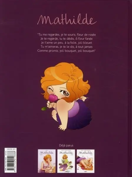 Verso de l'album Mathilde Tome 3 Le Temps des fleurs