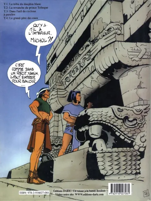 Verso de l'album Mayas Tome 3 Dans l'œil du cyclone