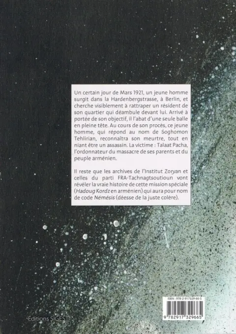 Verso de l'album Mission spéciale - Némésis