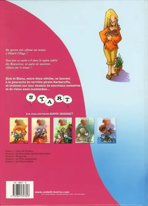 Verso de l'album Monster Allergy Tome 5 Le tuteur étoilé