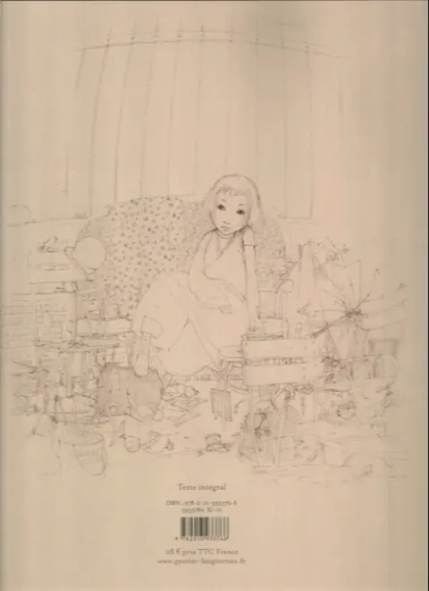 Verso de l'album Alice au pays des merveilles