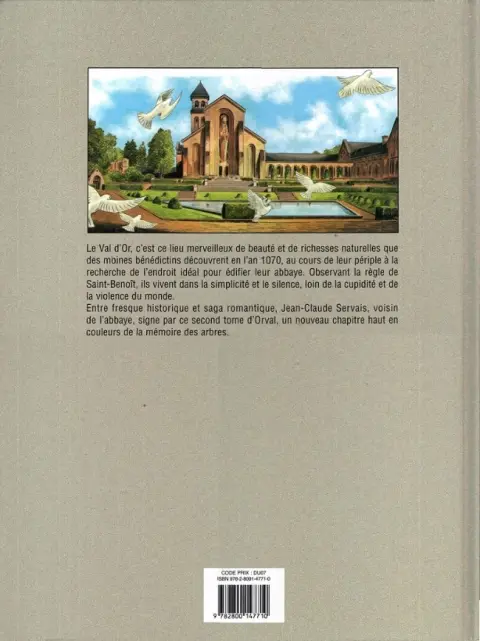 Verso de l'album Orval Deuxième partie