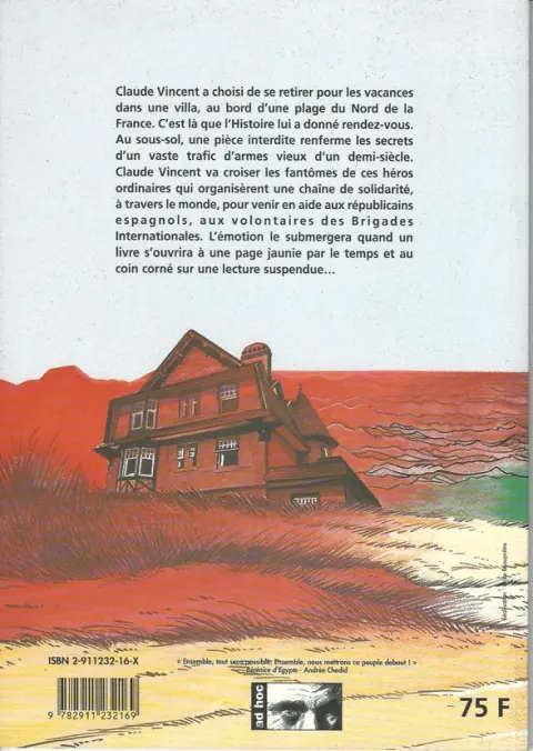 Verso de l'album La page cornée