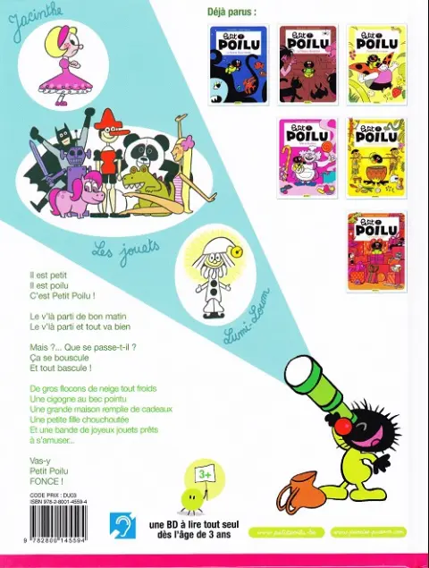 Verso de l'album Petit Poilu Tome 6 Le cadeau poilu