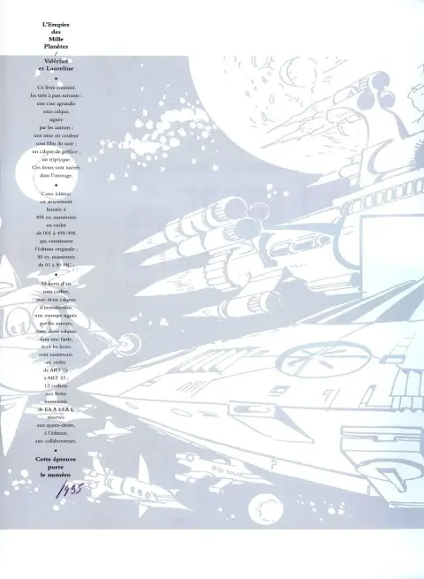 Autre de l'album Valérian Tome 2 L'empire des mille planètes