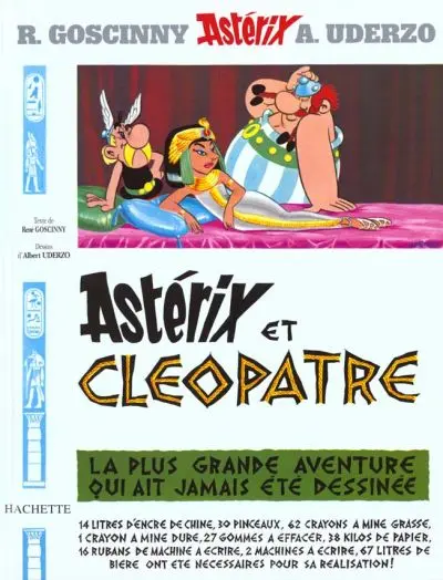 Couverture de l'album Astérix Tome 6 Astérix et Cléopâtre