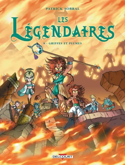 Couverture de l'album Les Légendaires Tome 8 Griffes et plumes