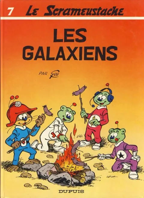Couverture de l'album Le Scrameustache Tome 7 Les galaxiens