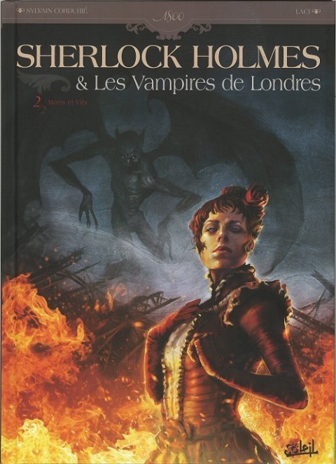 Couverture de l'album Sherlock Holmes & Les Vampires de Londres Tome 2 Morts et Vifs