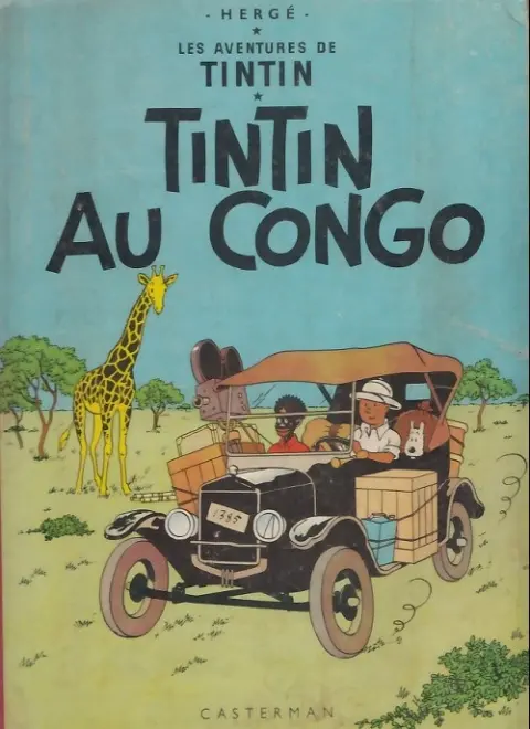 Couverture de l'album Tintin Tome 2 Tintin au congo