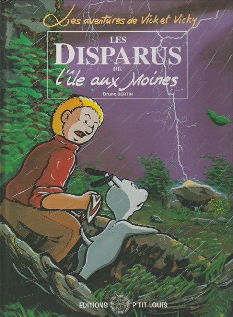 Couverture de l'album Les aventures de Vick et Vicky Tome 3 Les disparus de l'île aux Moines