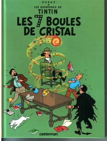 Tintin Tome 13 Les 7 boules de cristal