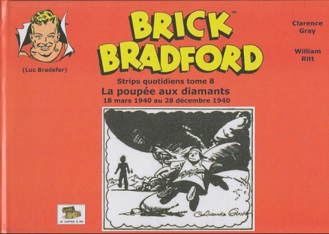 Couverture de l'album Brick Bradford Strips quotidiens Tome 8 La poupée aux diamants