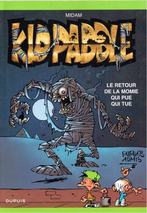 Couverture de l'album Kid Paddle Tome 11 le retour de la momie qui pue qui tue