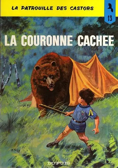 Couverture de l'album La Patrouille des Castors Tome 13 La couronne cachée