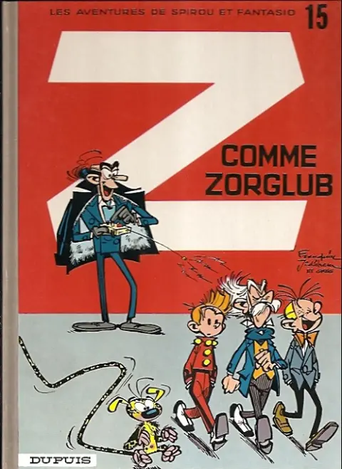 Couverture de l'album Spirou et Fantasio Tome 15 Z comme Zorglub