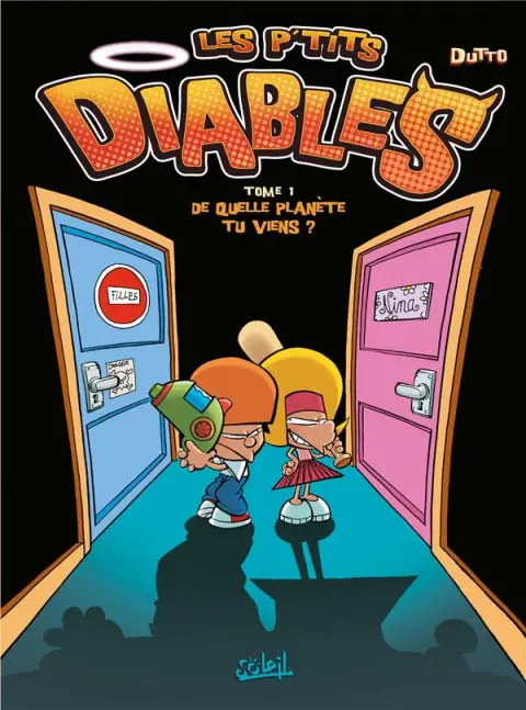Couverture de l'album Les P'tits diables Tome 1 De quelle planète tu viens ?