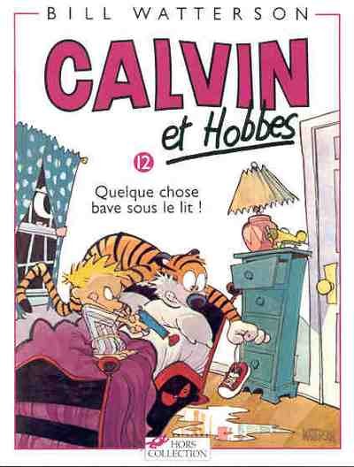Couverture de l'album Calvin et Hobbes Tome 12 Quelque chose bave sous le lit !