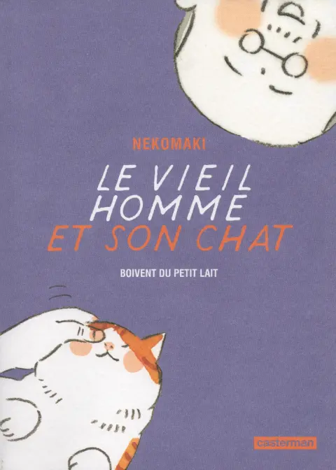 Le Vieil homme et son chat 4 boivent du petit lait