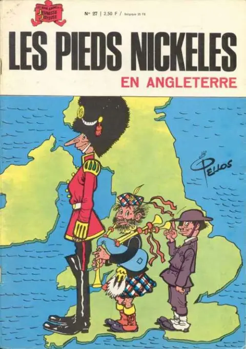 Couverture de l'album Les Pieds Nickelés Tome 27 Les Pieds Nickelés en Angleterre