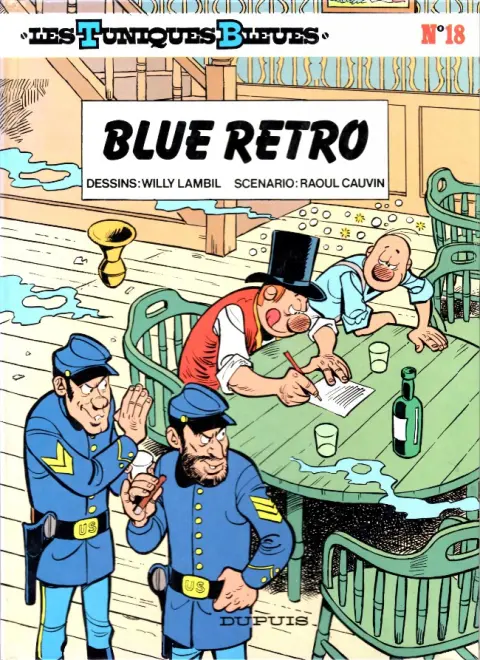 Couverture de l'album Les Tuniques Bleues Tome 18 Blue Retro