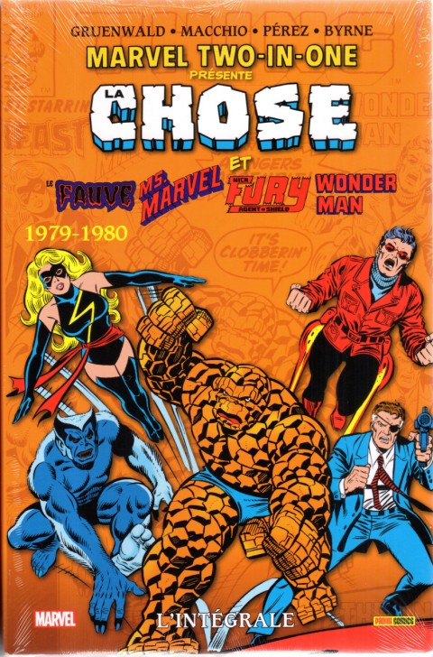 Couverture de l'album Marvel Two-in-One - L'intégrale Tome 5 La chose et le Fauve MS.Marvel Nick Fury Wonder Man - 1979-1980