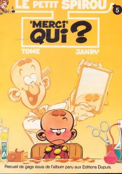 Couverture de l'album Le Petit Spirou Tome 5 Merci qui ?